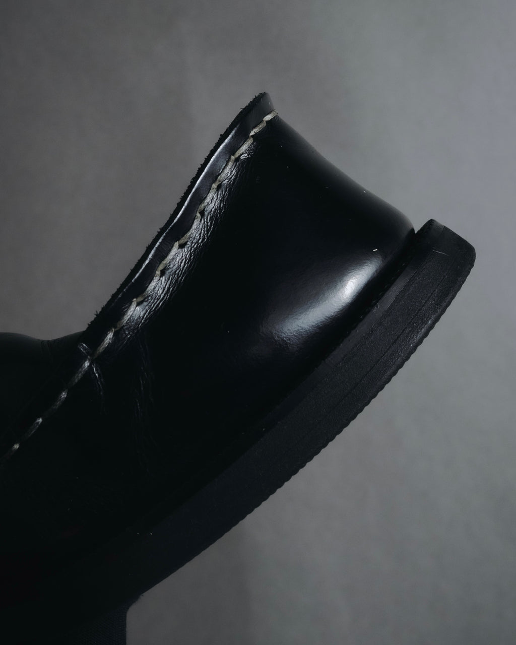 "Yohji Yamamoto FEMME" Lace-up leather ankle boots