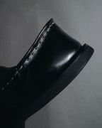 "Yohji Yamamoto FEMME" Lace-up leather ankle boots