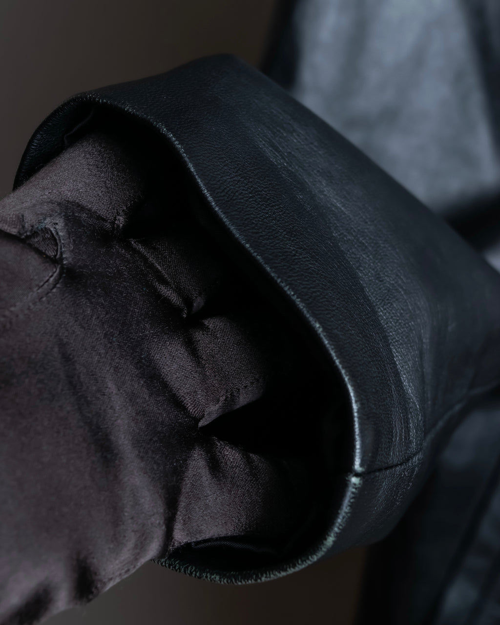 "GIANNI VERSACE COUTURE" Sheep skin oversized triangle color jacket