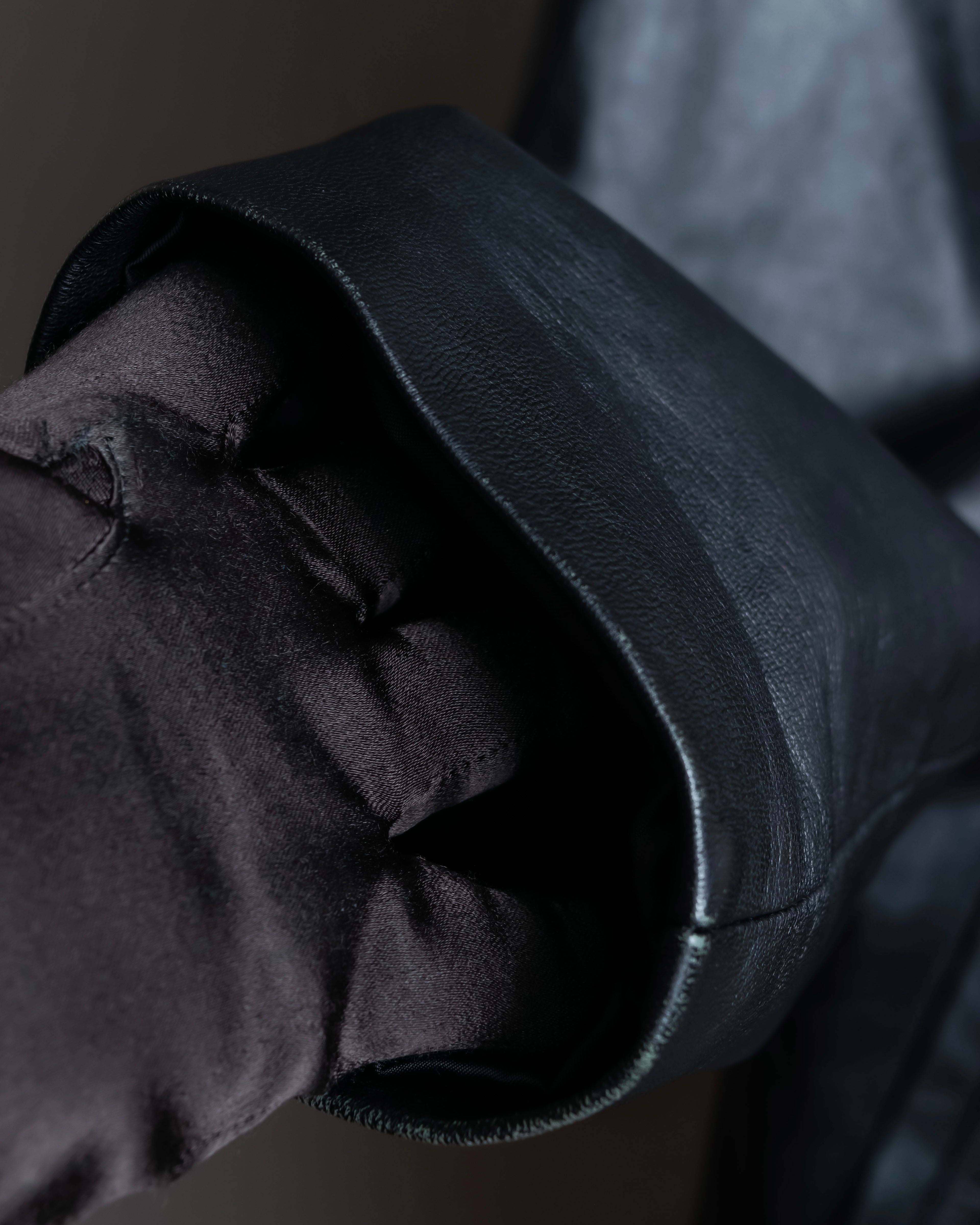 "GIANNI VERSACE COUTURE" Sheep skin oversized triangle color jacket