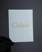 "Chloe" Georgia double flap design leather bag