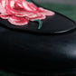 "GUCCI" Rose＆leaf embroidery princetown loafers