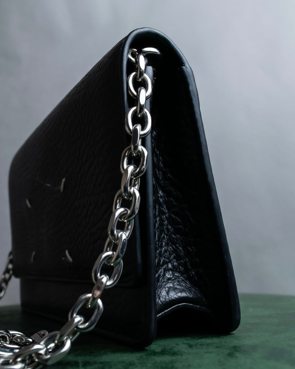 "MAISON MARGIELA" Calf leather chain shoulder wallet bag