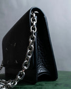 "MAISON MARGIELA" Calf leather chain shoulder wallet bag