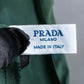 "PRADA" 100% silk pleated flared maxi skirt