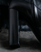 "TOM FORD" Fringe detail western long boots