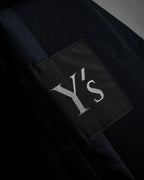 "Y's" 94AW sharp lapel cut design double-breasted jacket