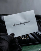 "Salvatore Ferragamo" Gancini motif leather one-handle bag