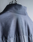 “PRADA” Bicolor back designed dress shirt