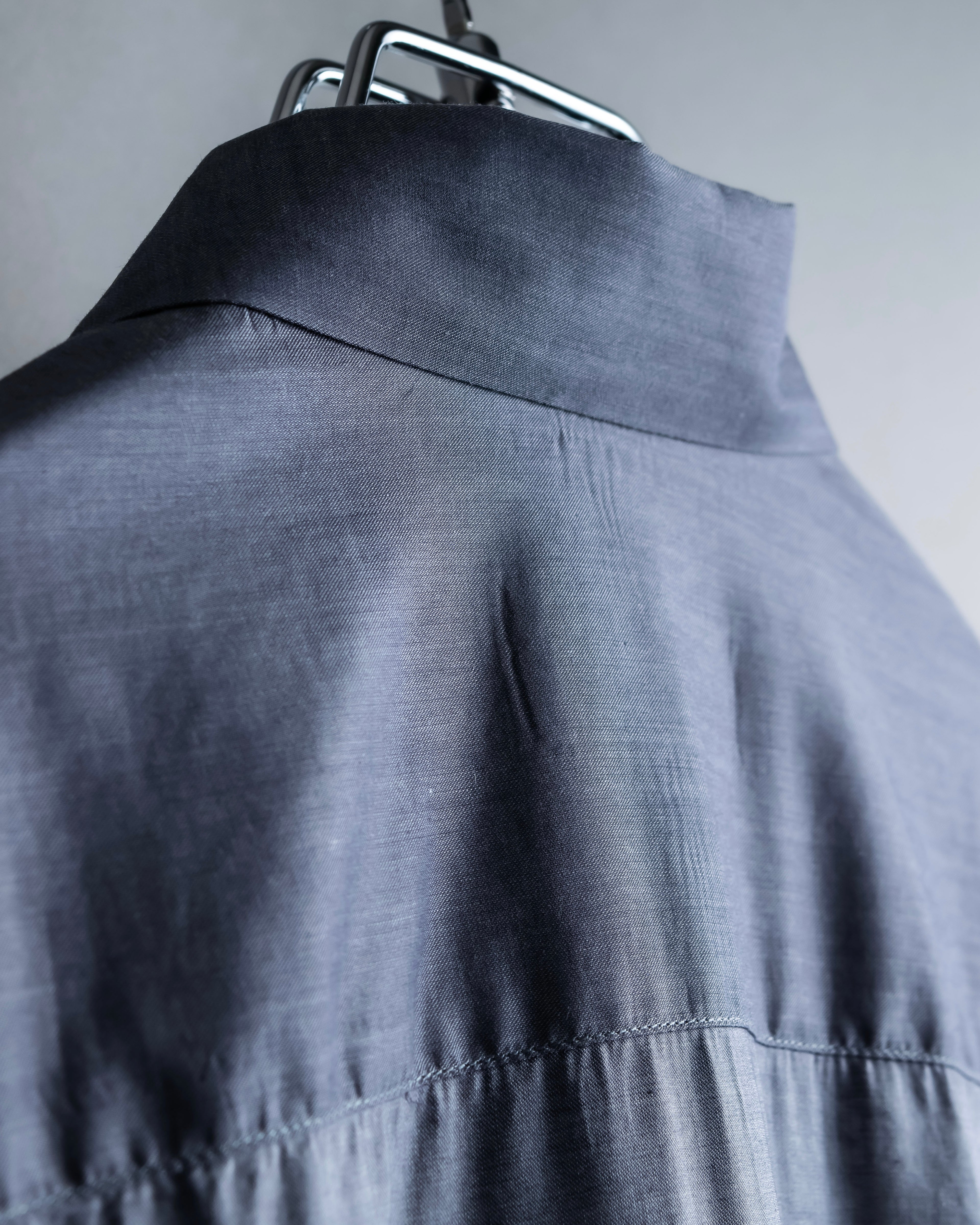 “PRADA” Bicolor back designed dress shirt