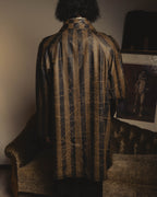 "FENDI" 90's Graphic patterned long coat