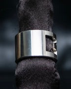 “GUCCI” G logo silver 925 ring