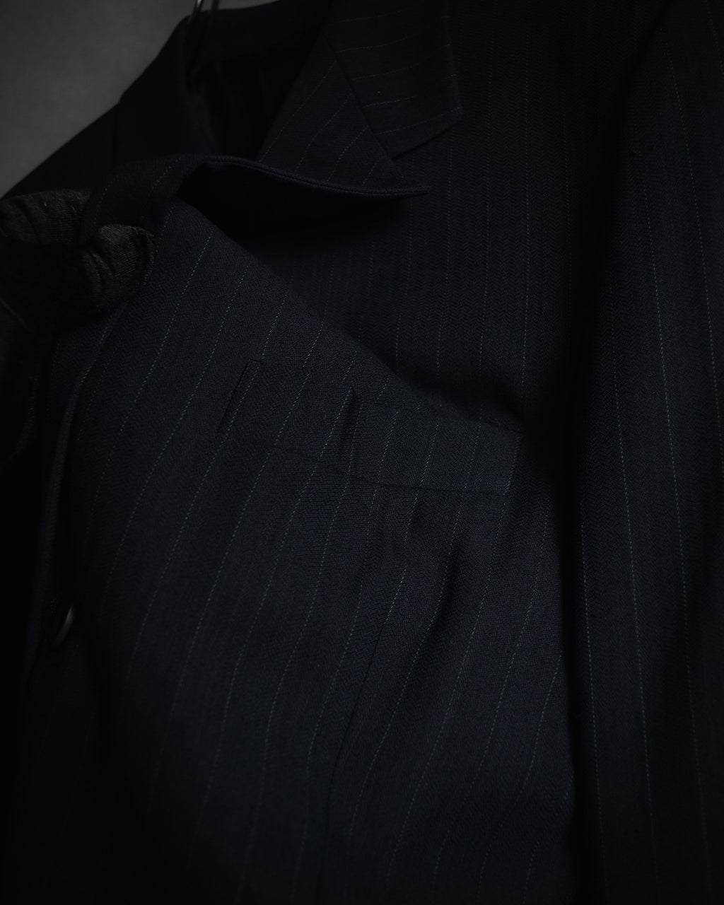 "GIORGIO ARMANI" 90’s pinstripe soft-tailored suit set