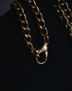 –SPECIAL– "CHANEL" 02SS Archival hammered-metal square medallion necklace