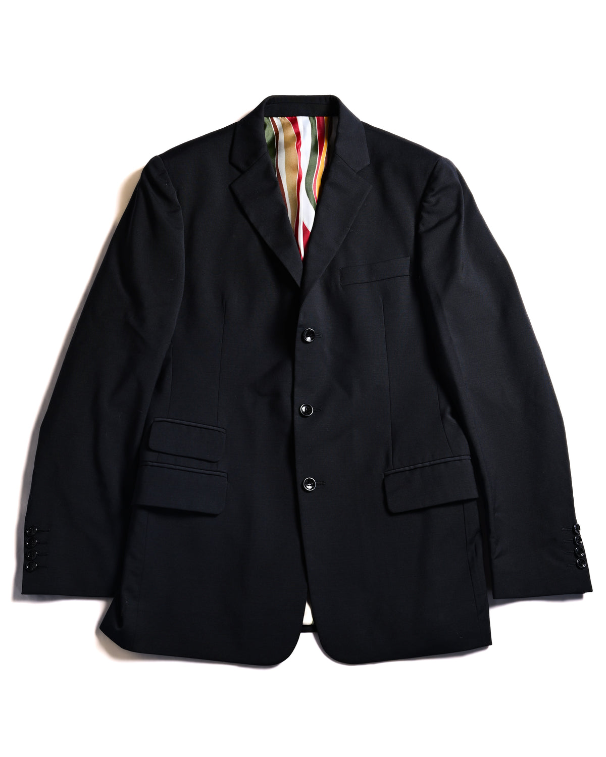 Dolce＆Gabbana/ Color Block Lining Single Breasted 3B Set-up