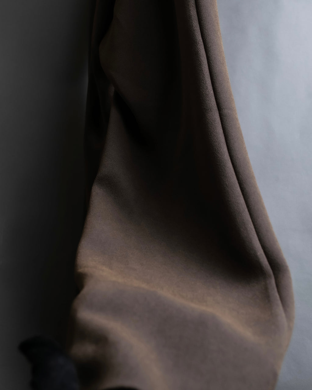 "SHIZUKA KOMURO" Dark brown color easy waist slacks