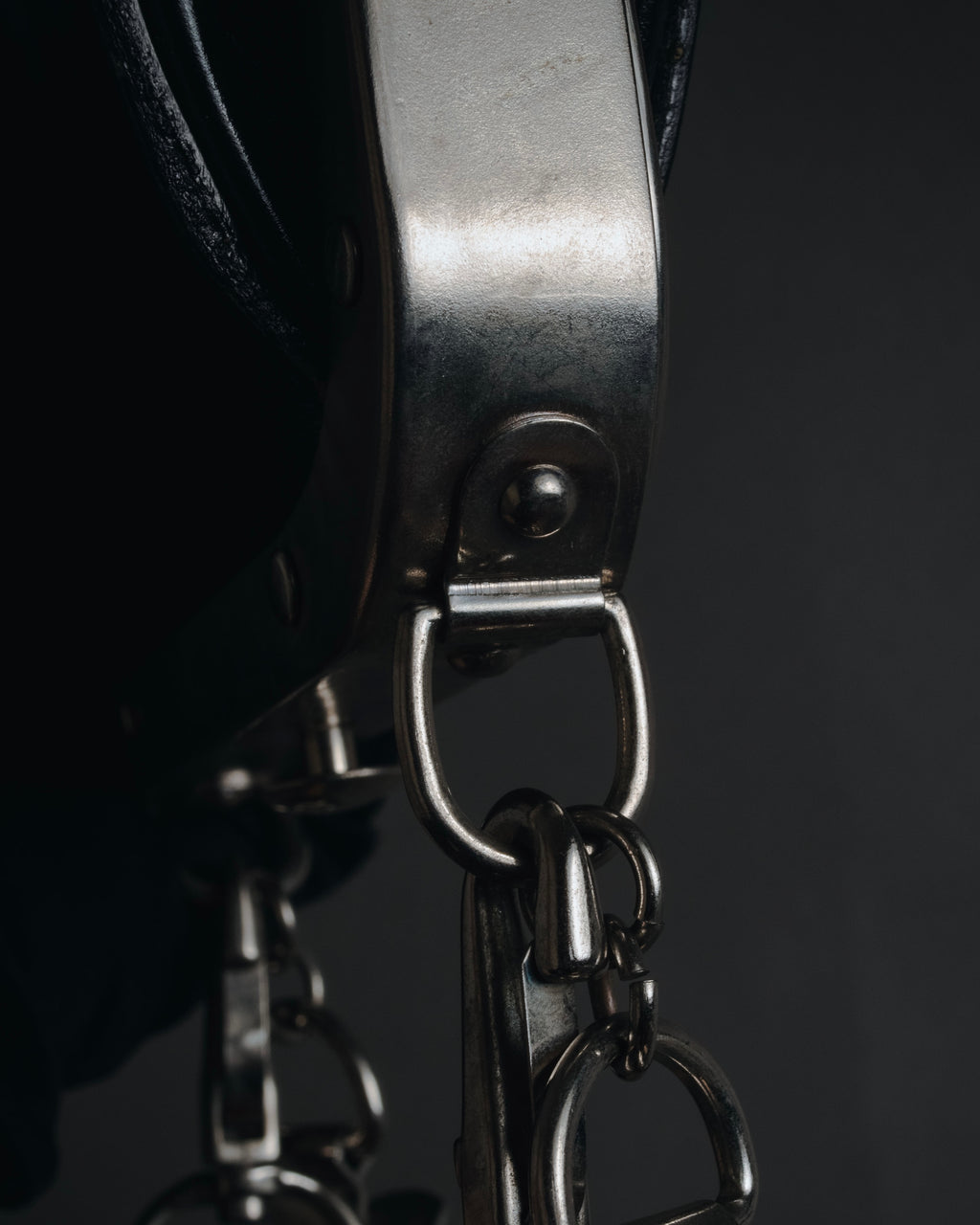 "tricot COMME des GARÇONS" Structured kiss-lock leather shoulder bag