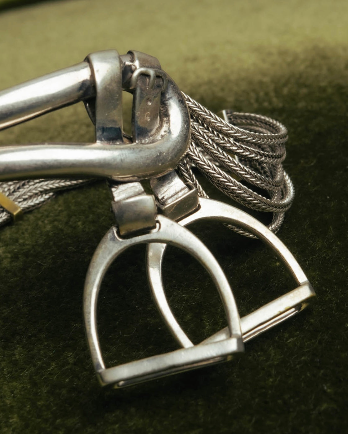 -SPECIAL- “HERMÈS” 70’s-90’s Étrier multi chain bracelet