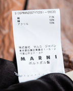 “MARNI 13SS” flower embossed attached design jacket