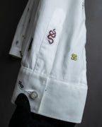 "GUCCI" Michele period iconic motif embroidered shirt