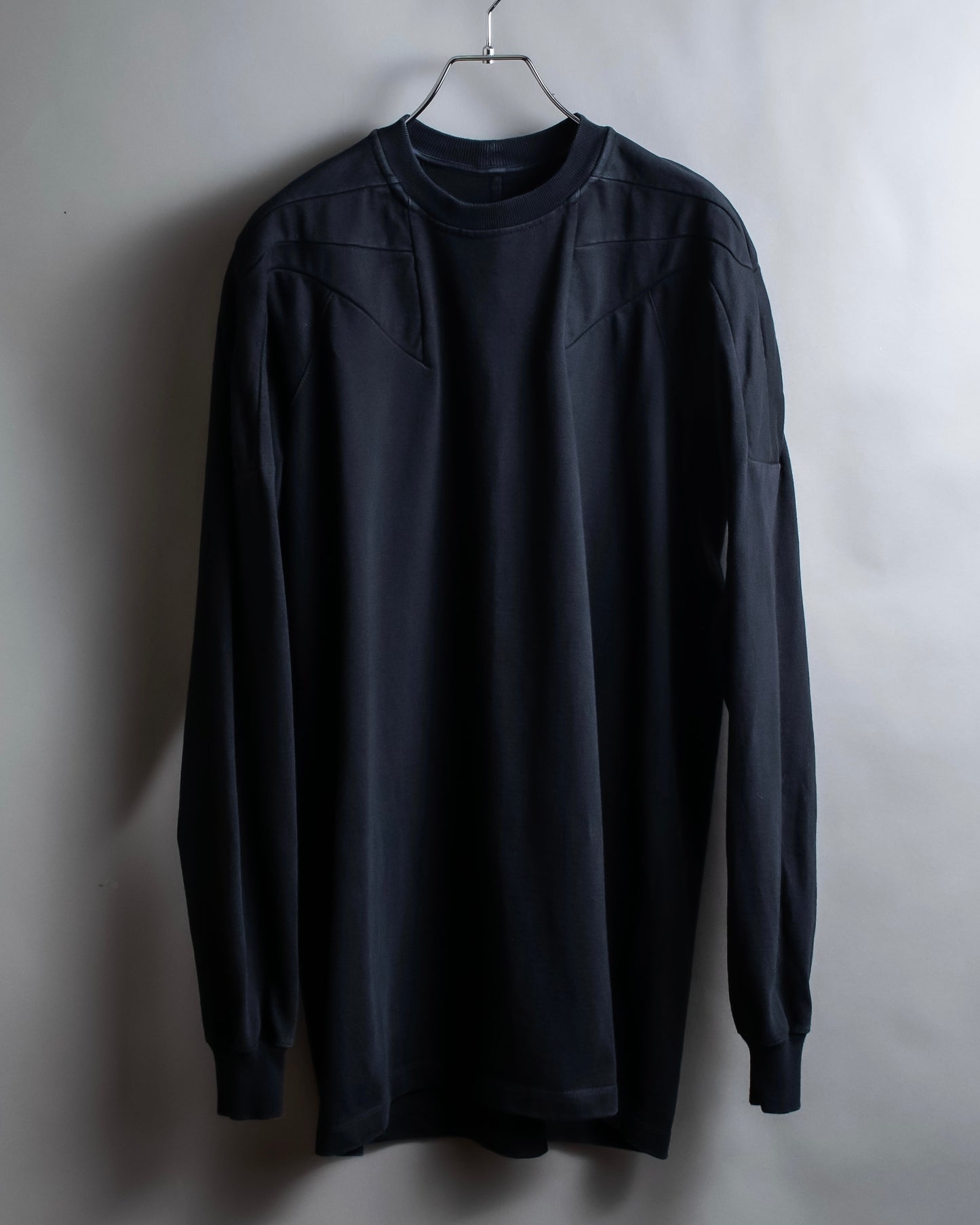 "Rick Owens" 21SS shoulder cutting designed sweatshirt