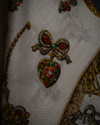 “Christian Dior” 80’s-90’s jewel motif cotton scarf
