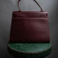 "Cartier" Jewelry inspiration bordeaux color trapezoid hand bag