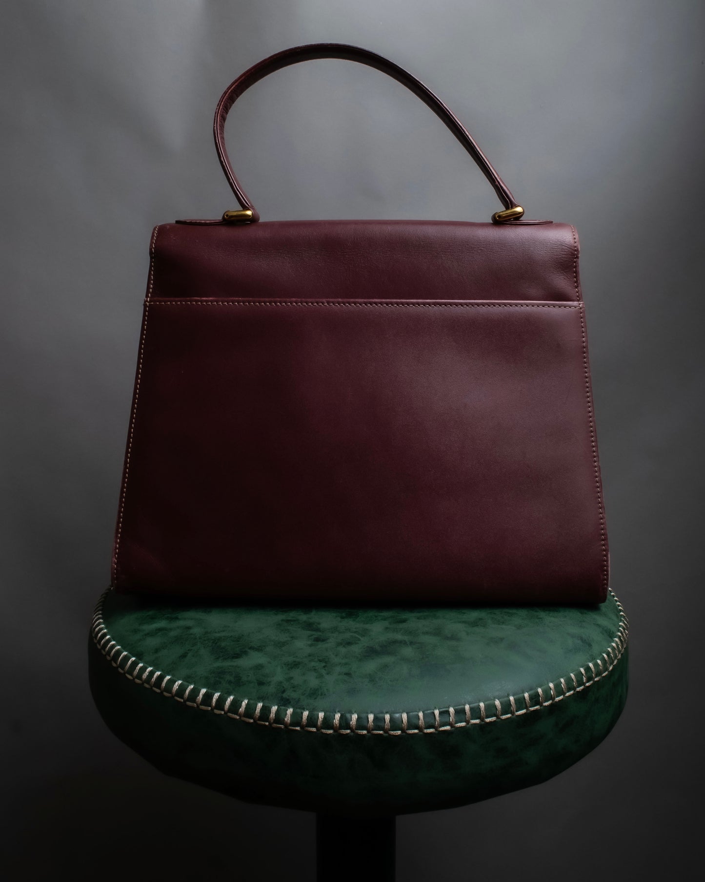 "Cartier" Jewelry inspiration bordeaux color trapezoid hand bag