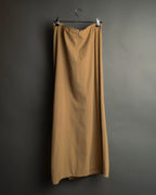 “JIL SANDER” 90’s-00’s Minimal side slit long skirt
