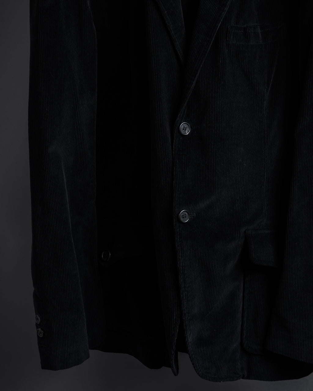 "dunhill" Classically tailored corduroy jacket