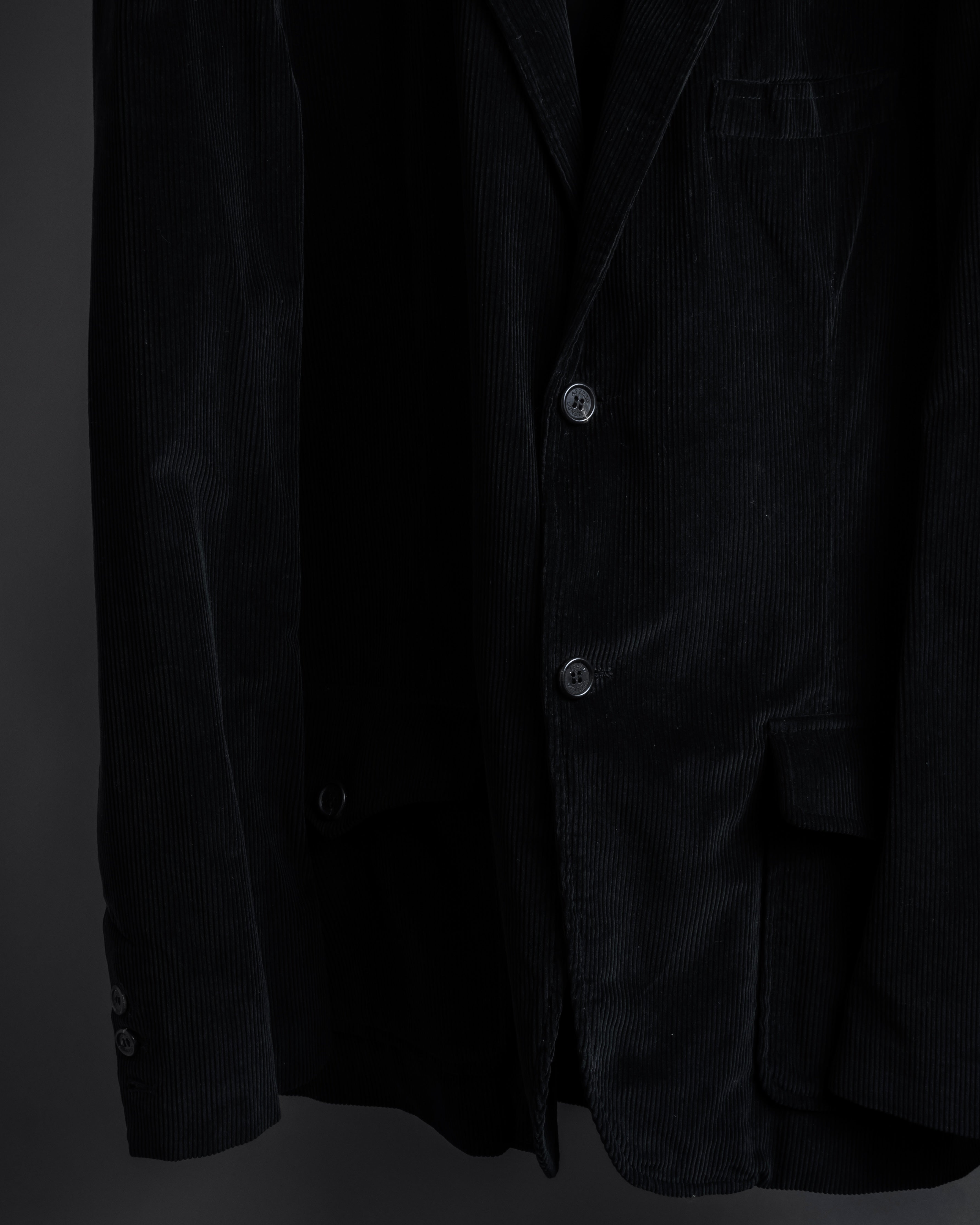"dunhill" Classically tailored corduroy jacket