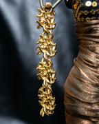 Vintage Leaf-shaped gold bracelet