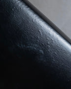 "PRADA" Structured top handle leather bag