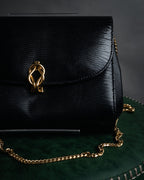 –SPECIAL– “GUCCI” 80’s crest chain shoulder bag