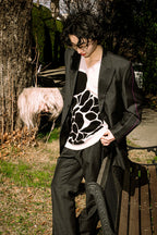 "GIANNI VERSACE" Arm line design peak lapel setup