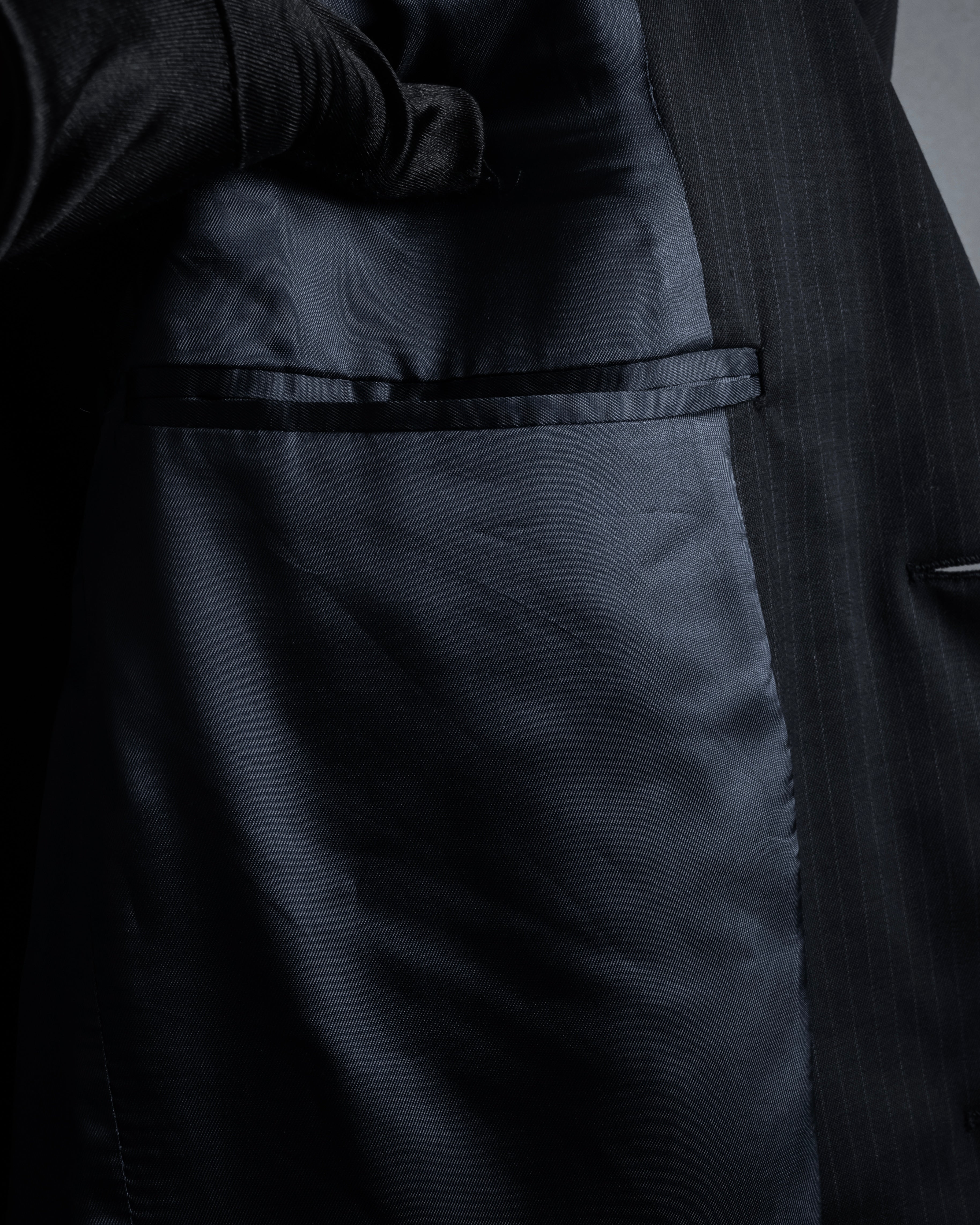 "GUCCI" 90's Elegant suiting pinstripe set up