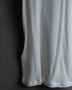 "MAISON MARGIELA" Stitch design net sheer tank top