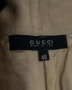 "GUCCI" Sand beige suede set up