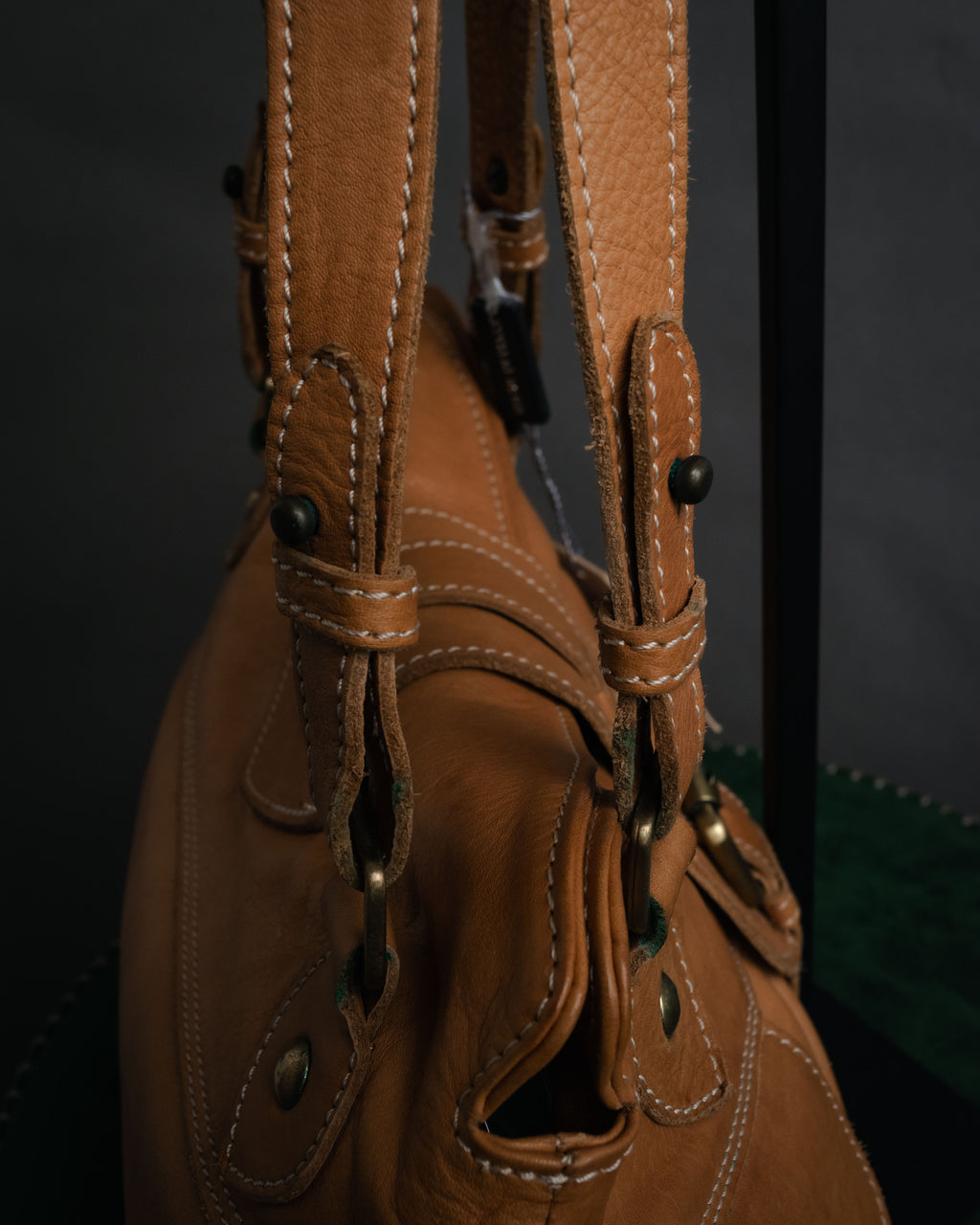 “MARCO BUGGIANI” 2004-2009 Soft leather multi pocket shoulder bag