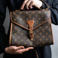 "LOUIS VUITTON" Monogram pattern belair 2way bag