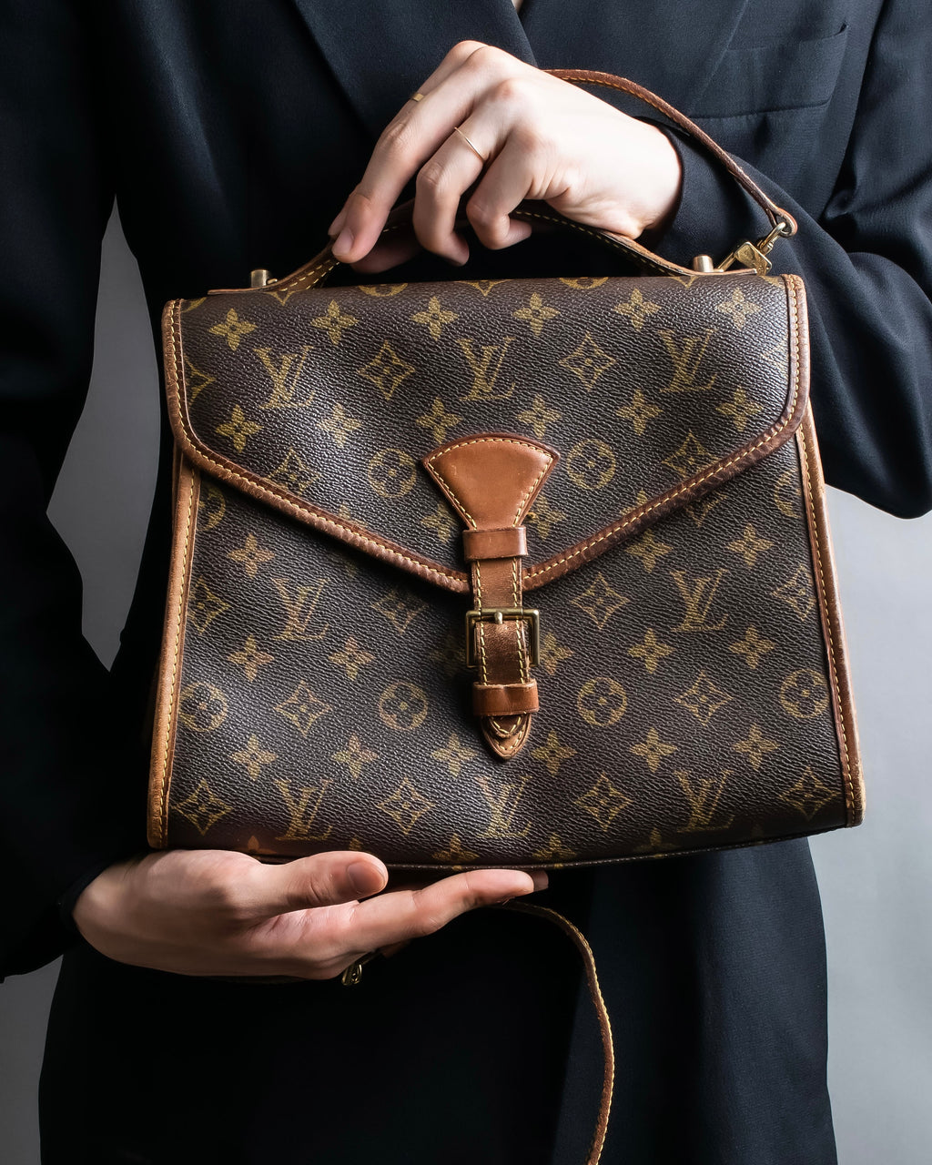 "LOUIS VUITTON" Monogram pattern belair 2way bag