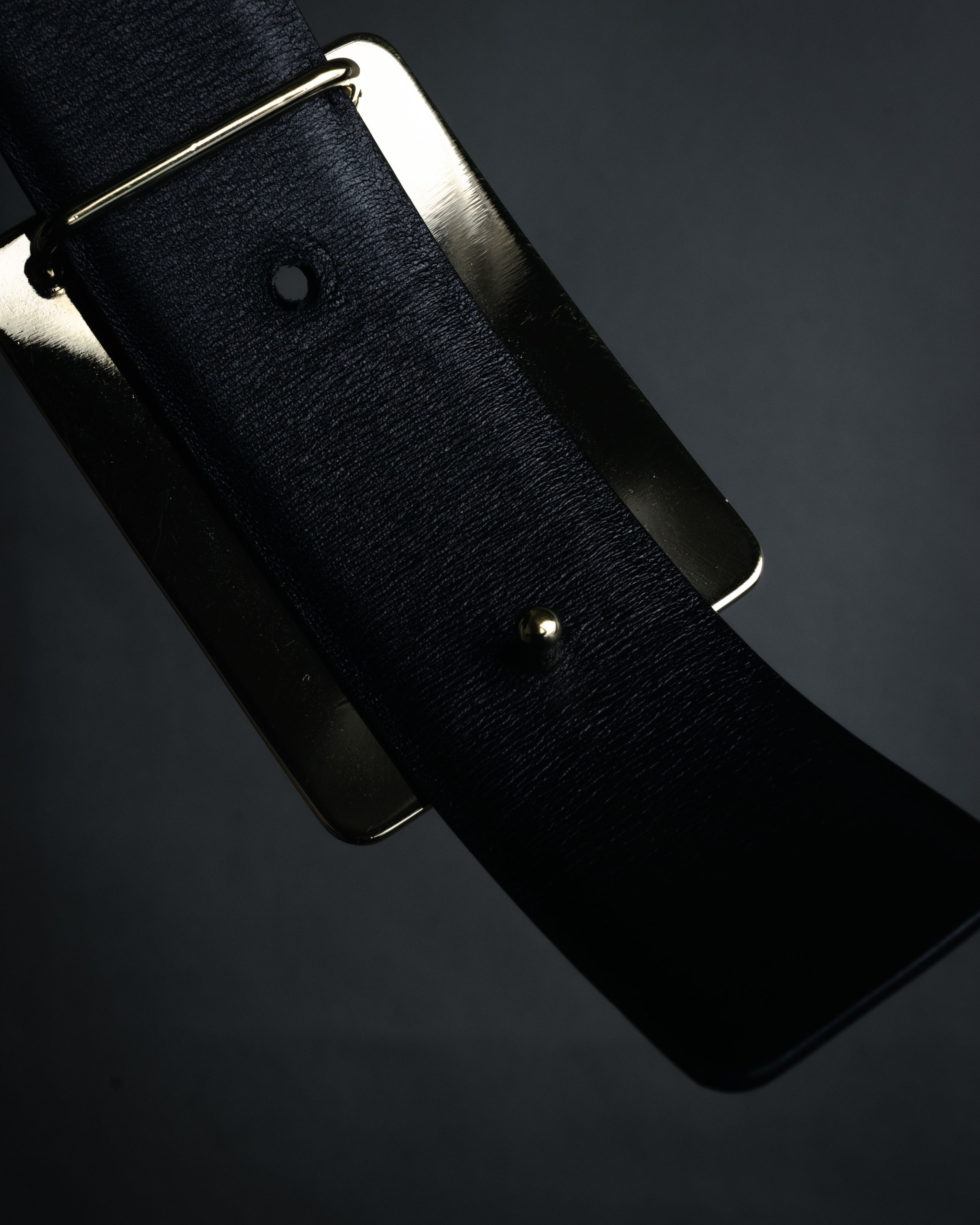 “Roger Vivier” 2010’s Patent tortoiseshell buckle belt