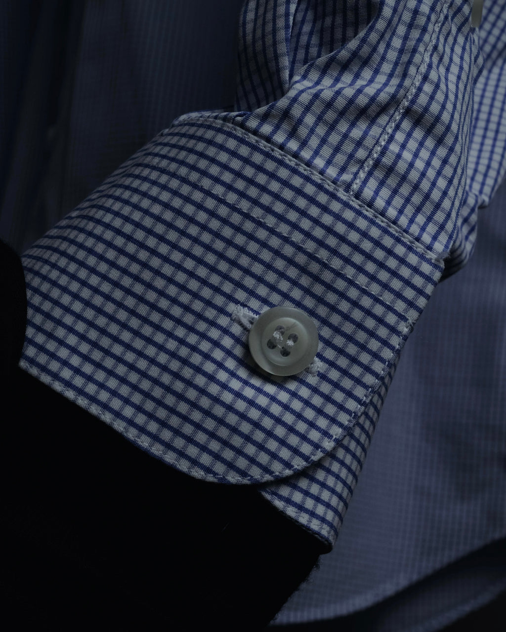 "PRADA" 2014 Micro check modern dress shirt