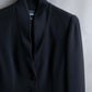 "GIORGIO ARMANI" 100% silk shawl collar shaped tailored jacket