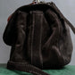 "BOTTEGA VENETA" Suede look tortoiseshell handle 2way bag