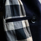 "BURBERRY BRIT" Double breasted wool melton pea coat