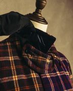 “sacai” 2010's Tartan wool cashmere padded hybrid coat