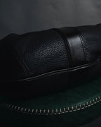 "BURBERRY" 09’s-18’s Leather bucket house check lining bag