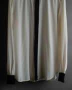 "Ralph Lauren" High density woven silk clerical shirt