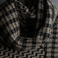 "FENDI" Houndstooth & zigzag pattern turtleneck tunic pullover